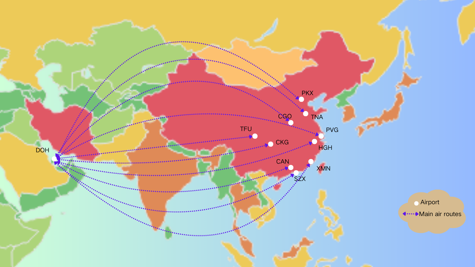 air cargo transportation to Qatar